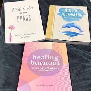 Set of Three Journals with Calming Themes